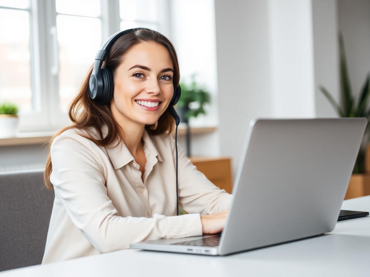Learner in an Eas'English live class